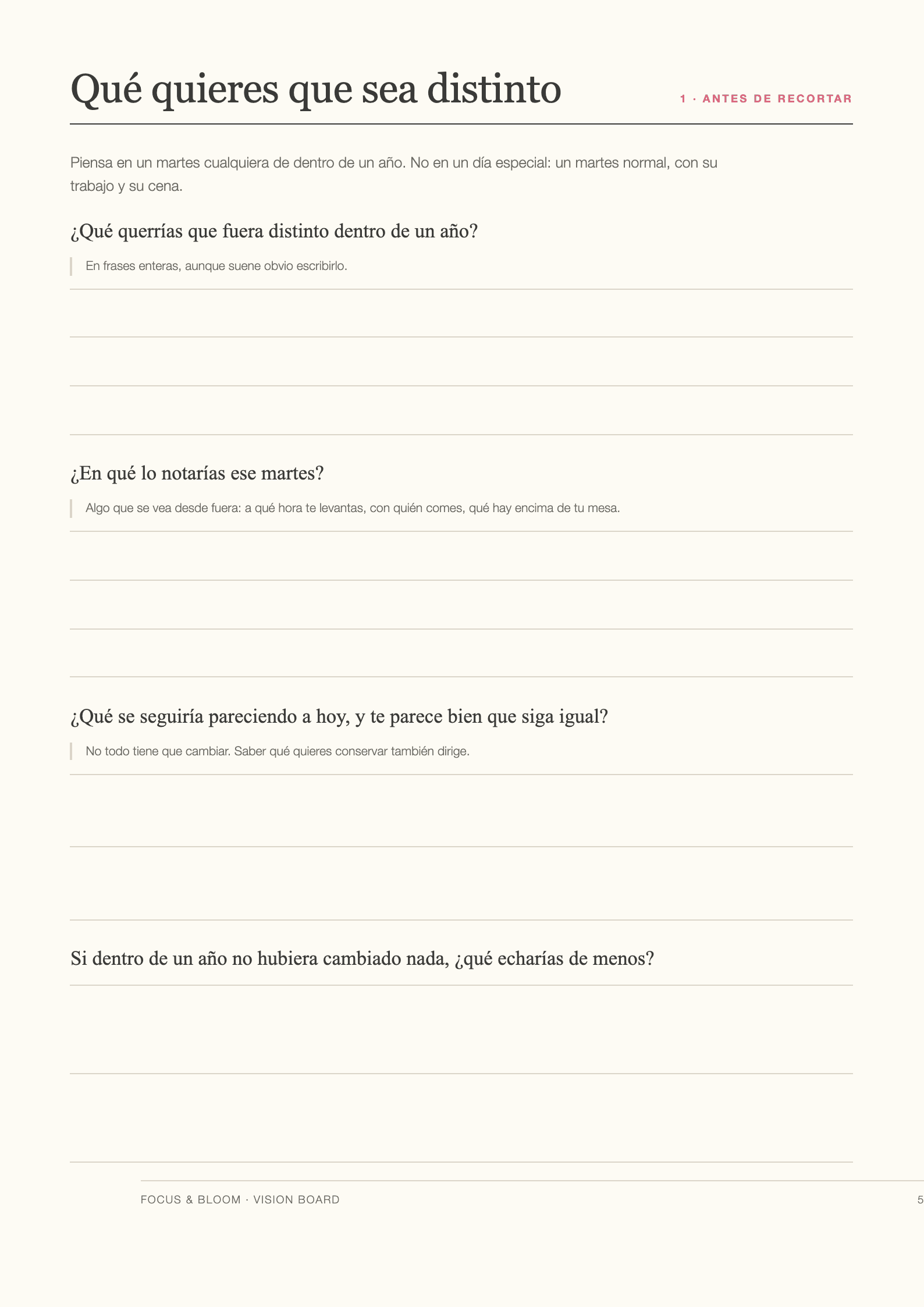 Preguntas de journaling
